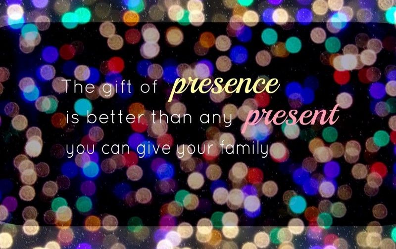 Need a perfect Valentine gift of love? Give Presence, Not Presents